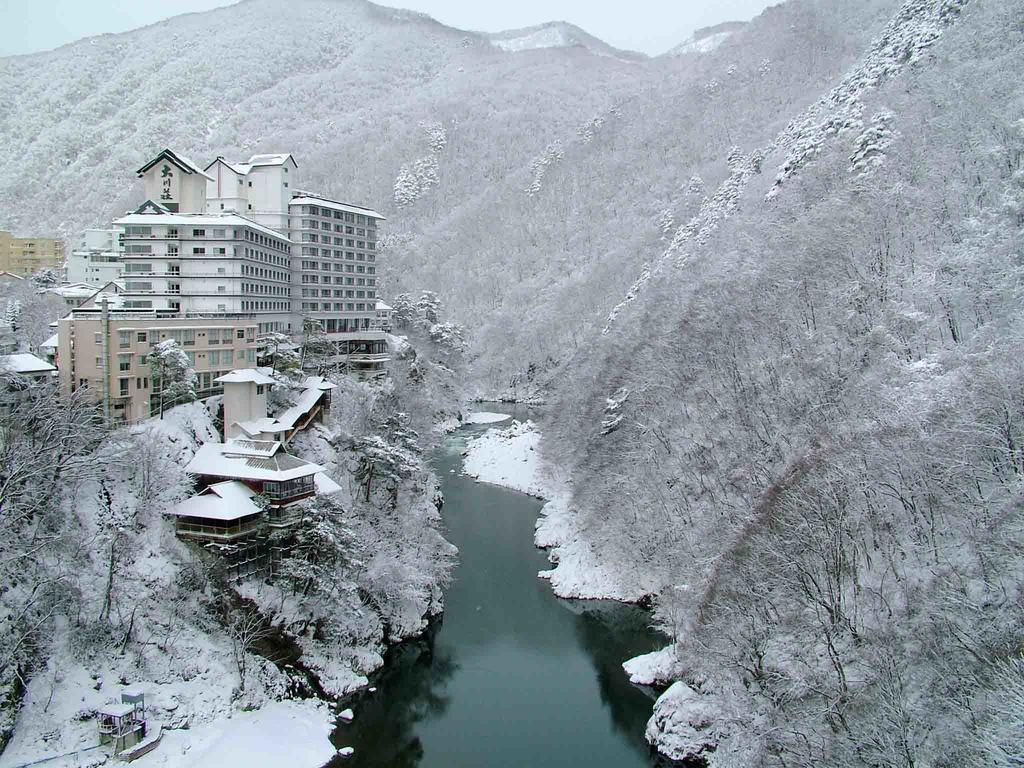 Hotel Ookawaso Aizuwakamacu Exteriér fotografie