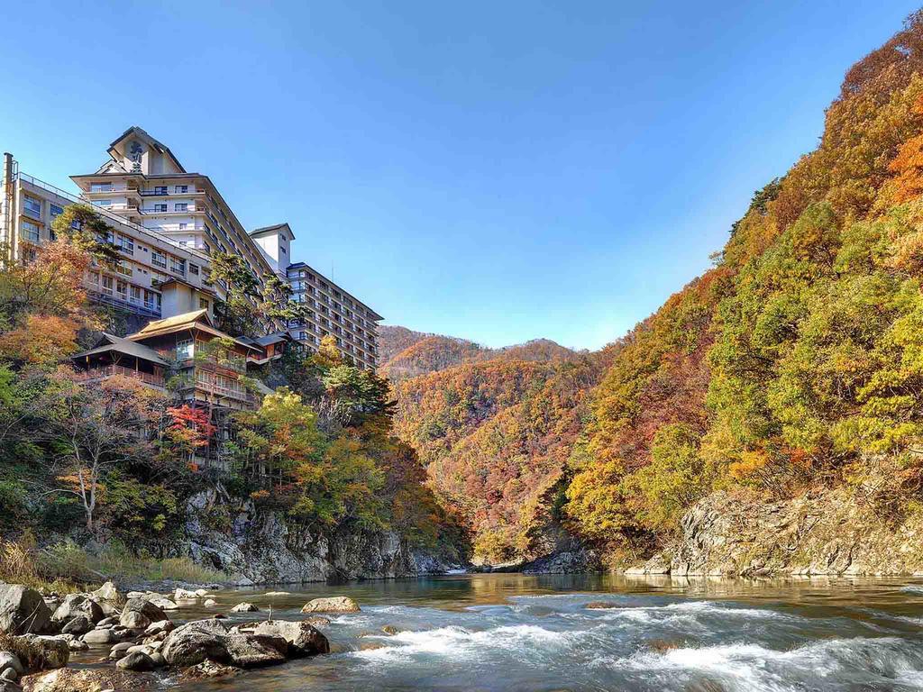 Hotel Ookawaso Aizuwakamacu Exteriér fotografie
