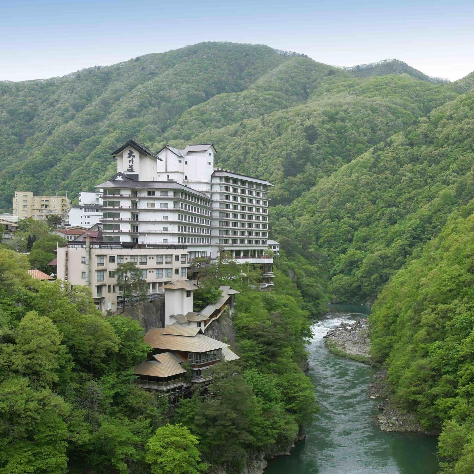 Hotel Ookawaso Aizuwakamacu Exteriér fotografie
